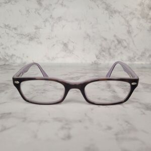 Ray-Ban RB5150 5240 Eyeglasses‎ Frame Only Purple Tortoise Rectangular 48-19-135